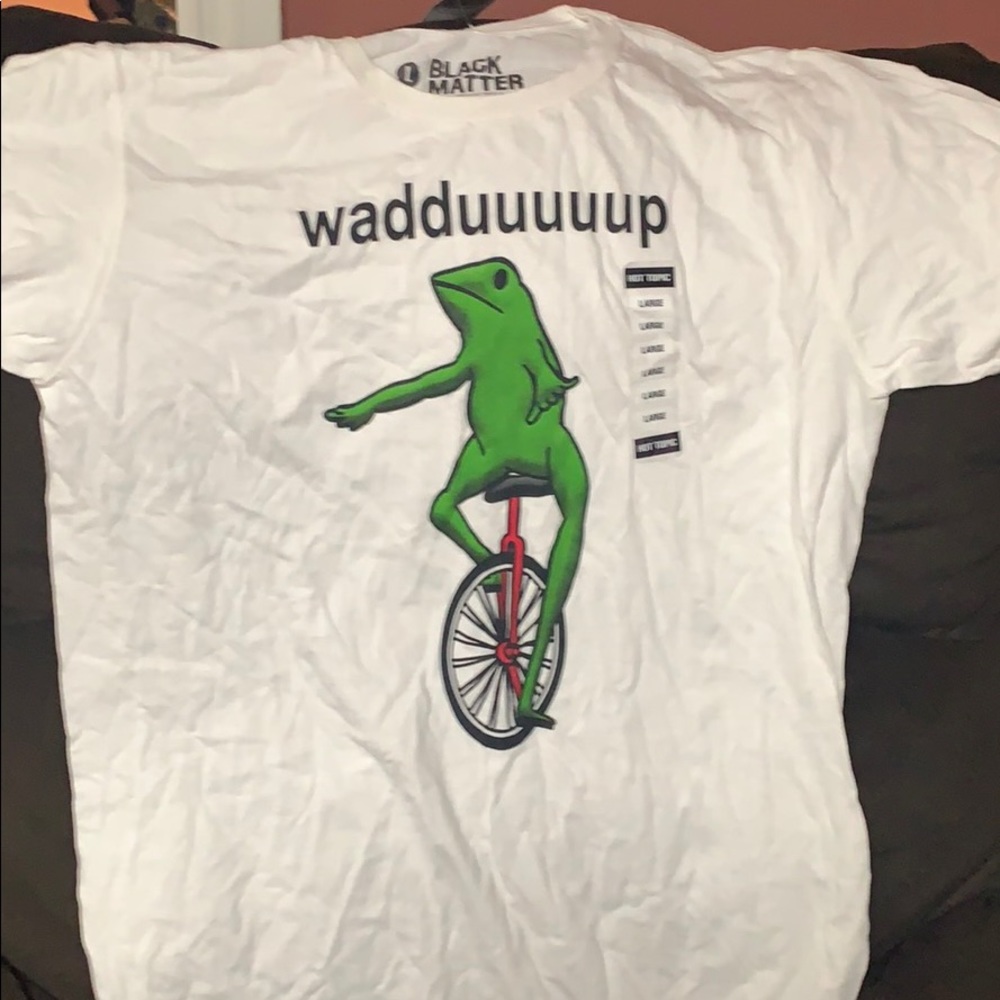 Cute frog on a bike t-shirt